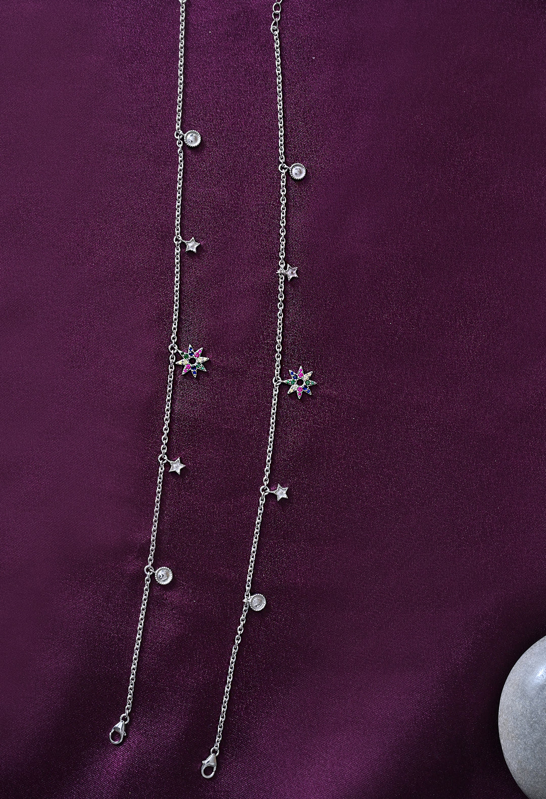 Celestial Charm Anklets - Pair