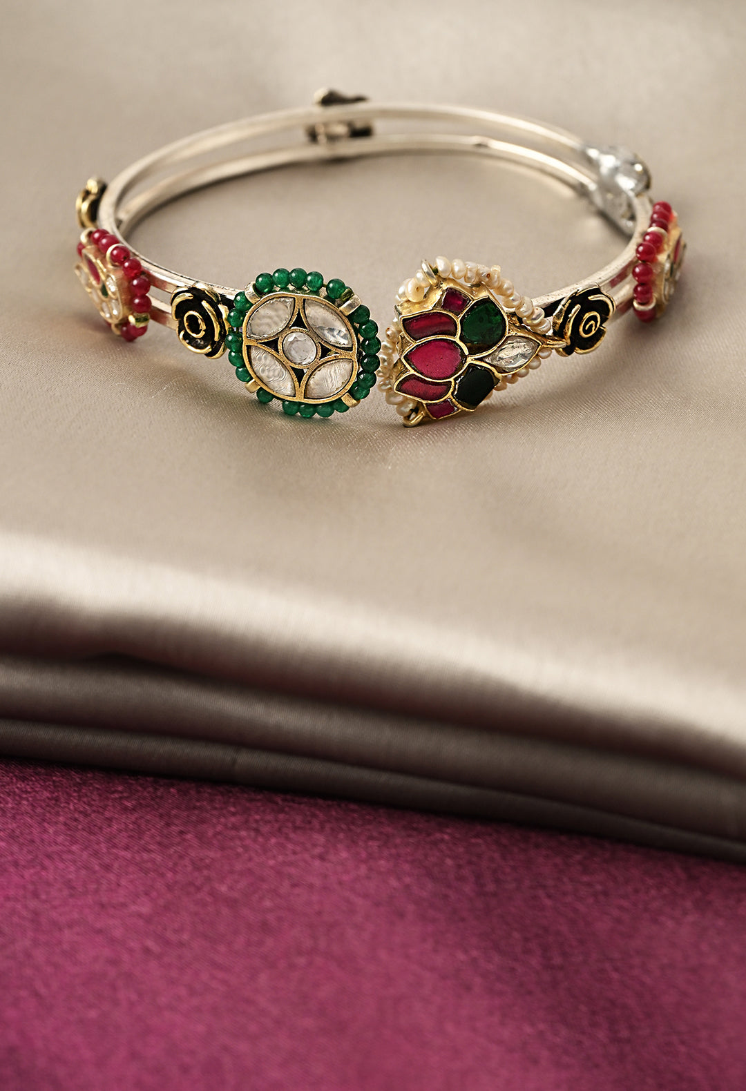 Heirloom Dual Motif Adjustable Bracelet