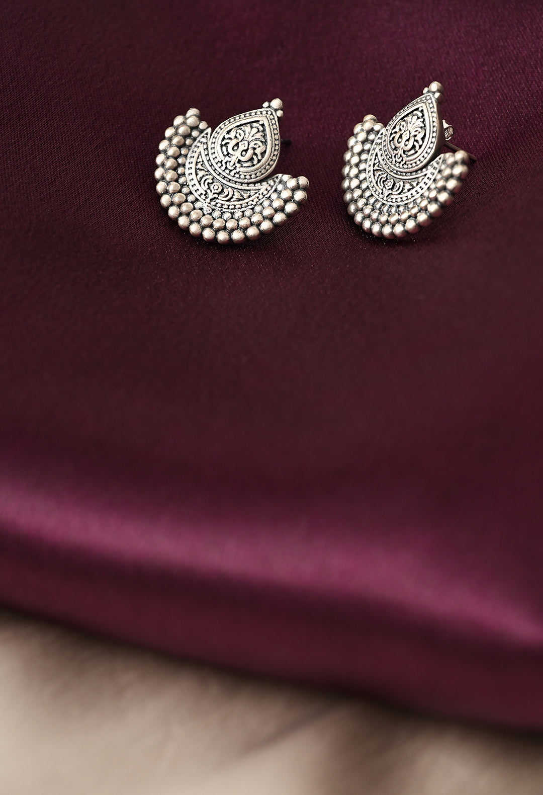 Tear Drop Stud Earrings