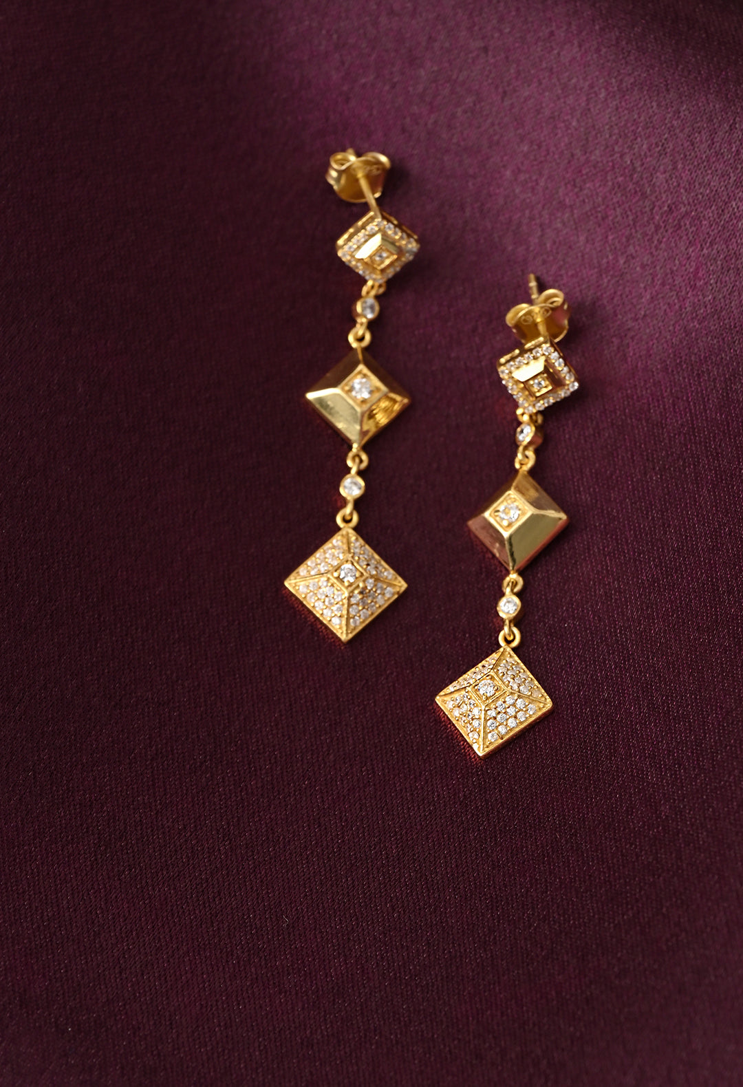 Geometric Drop Earrings
