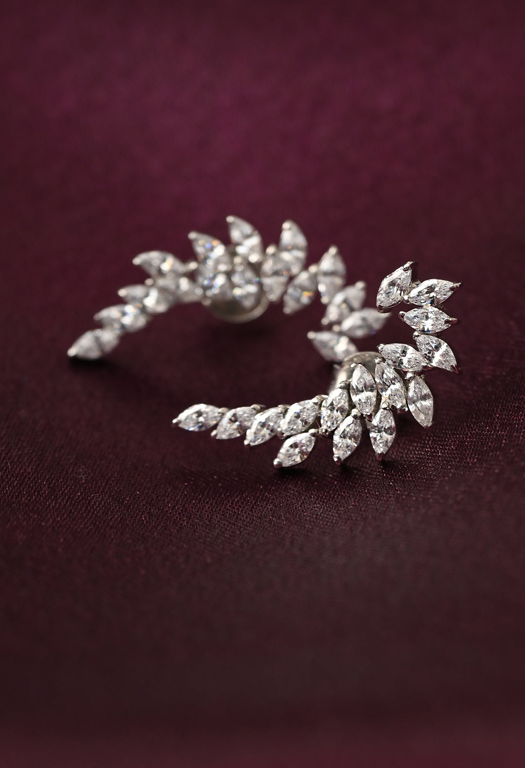 Marquise Cut-stone Earrings