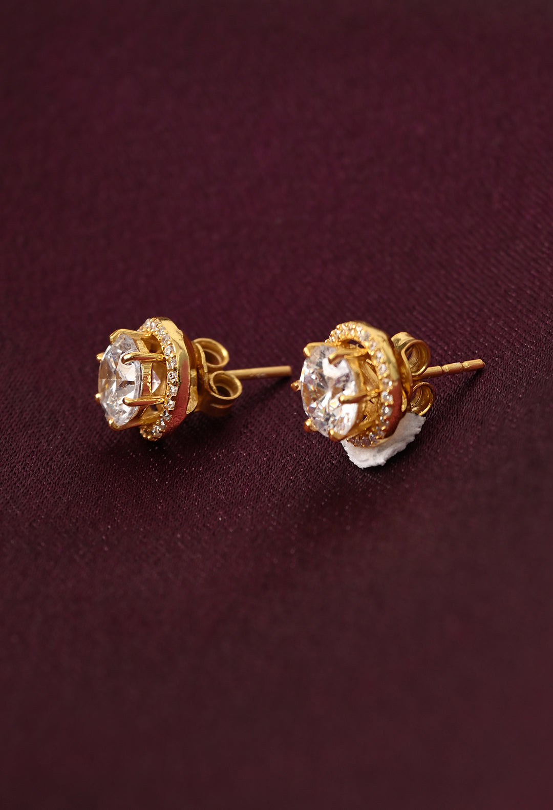 Dazzling Halo Stud Earrings