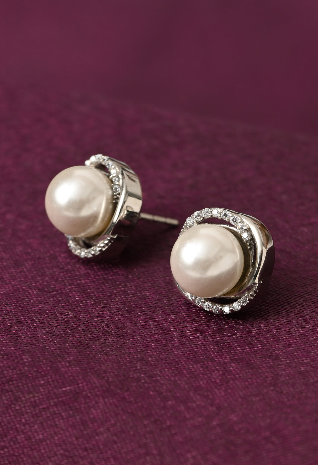 Pearl Stud Earrings
