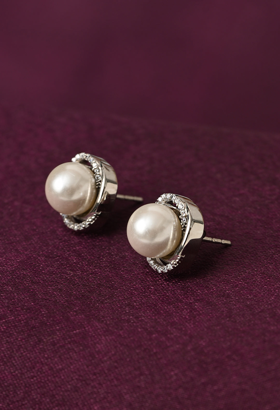 Pearl Stud Earrings