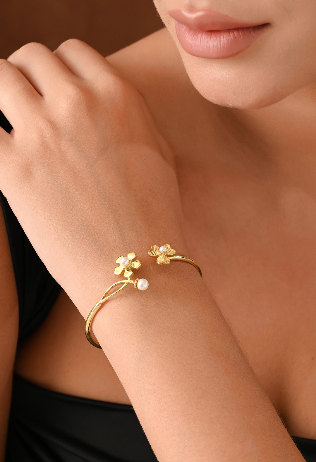 Pearl Bloom Adjustable Bracelet