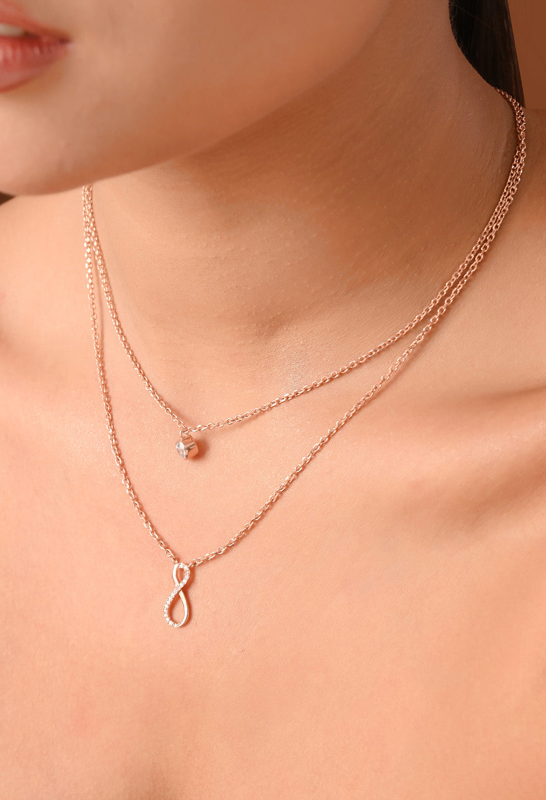 Infinity Layered Necklace