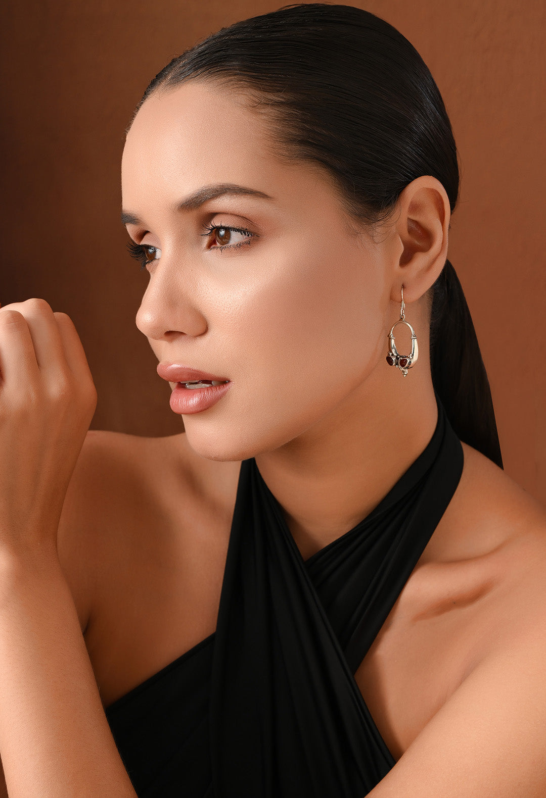Oval Hoop Earrings