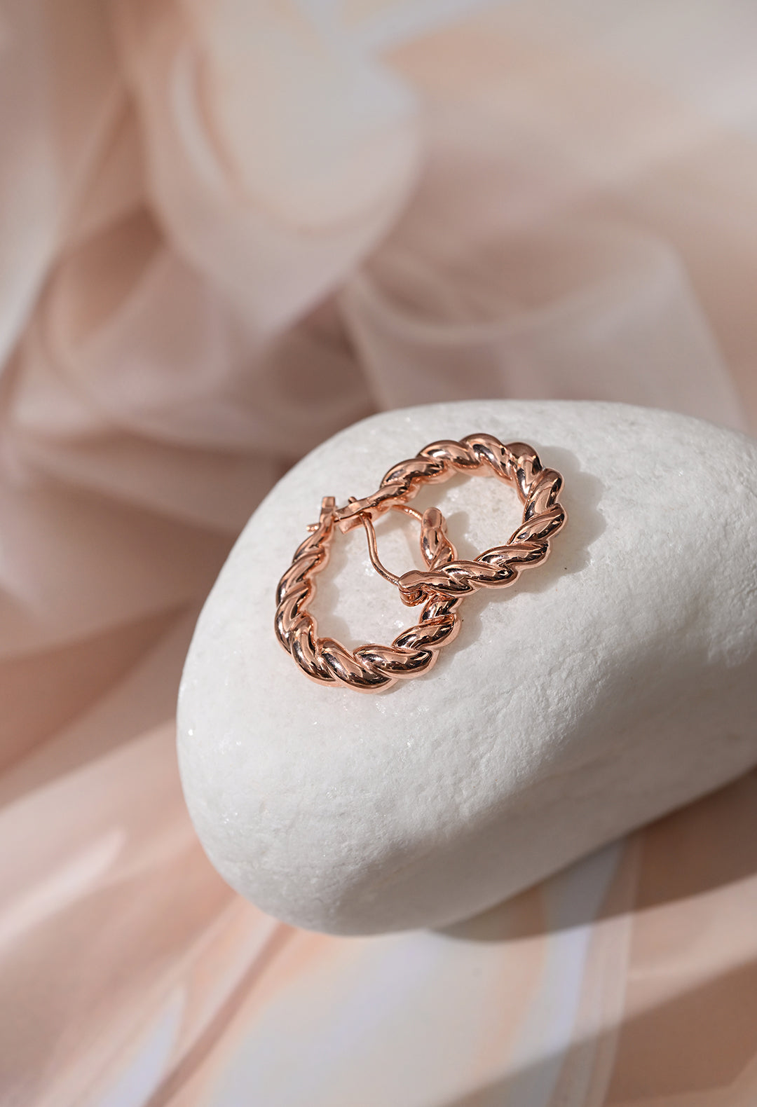 Twisted Hoop Earrings