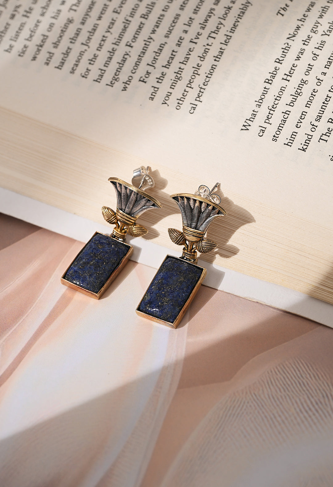 Indigo Bloom earrings