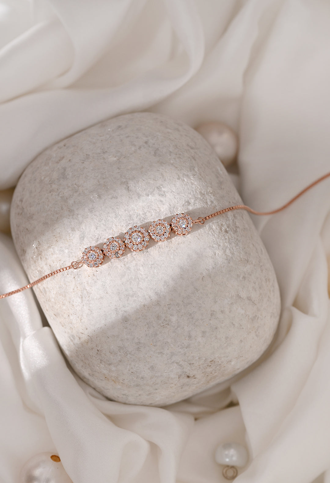 5 Diamond Anklet