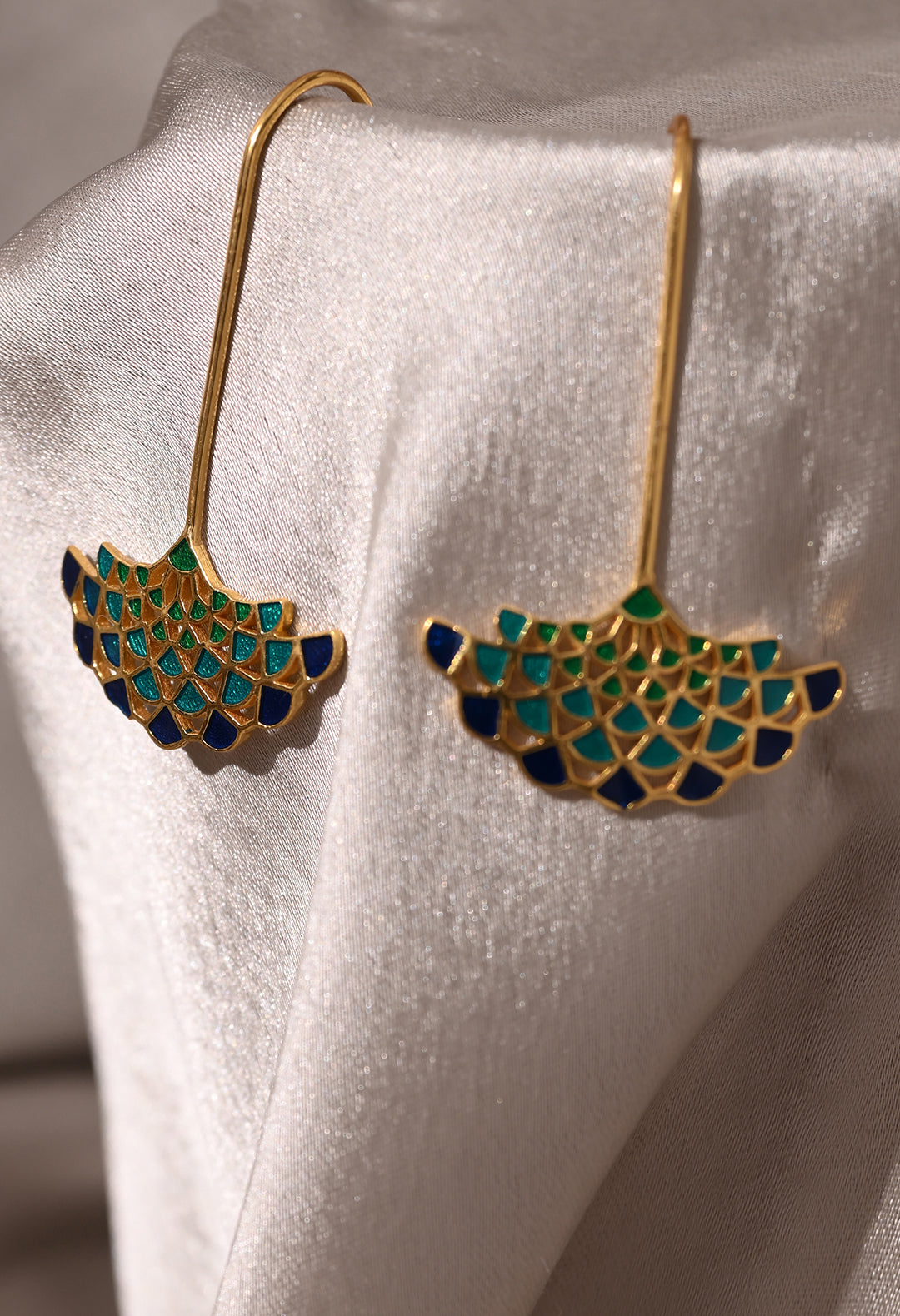 Meenakari Wing Ear Climbers