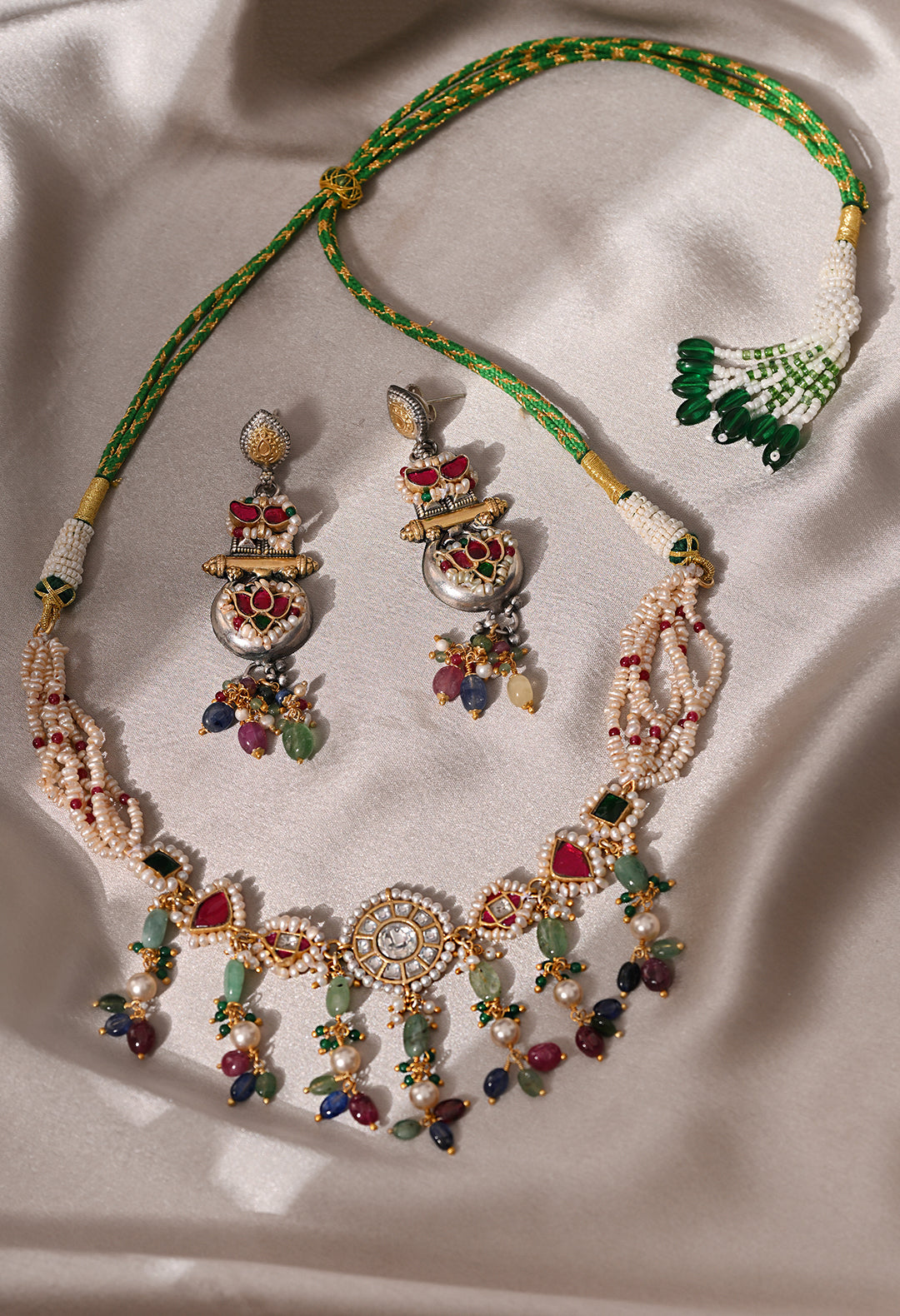 Rang Mahal Pearl Necklace Set