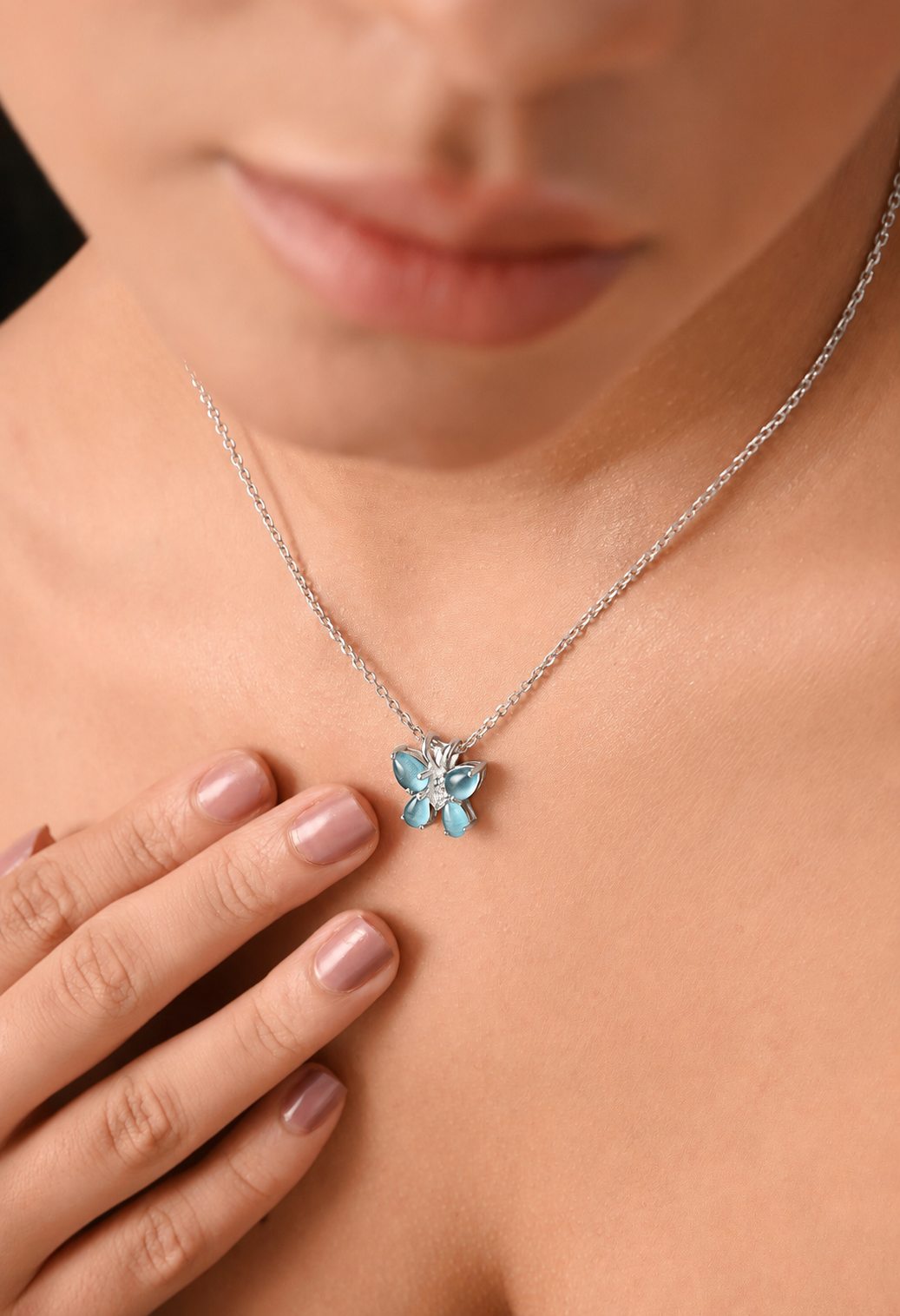 Butterfly Pendant Necklace